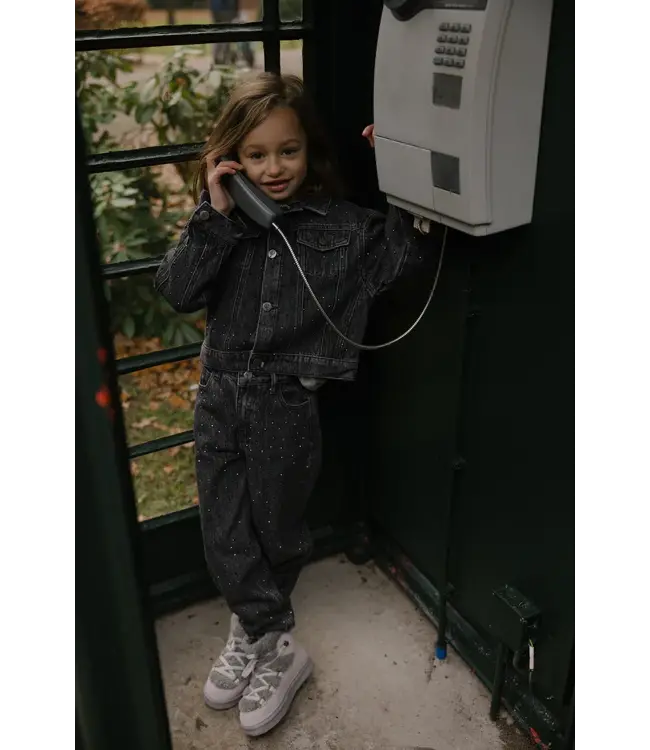 Lou Balloon Jeans Black by Charlie Petite