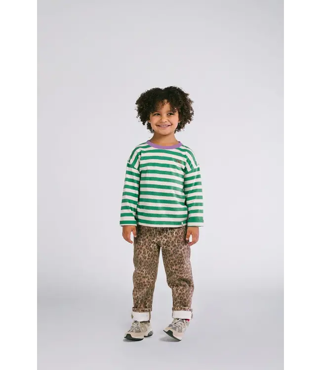 Riley denim broek leopard by The new chapter