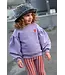 Sweatshirt puff sleeves heart Lavender by Sproet & Sprout