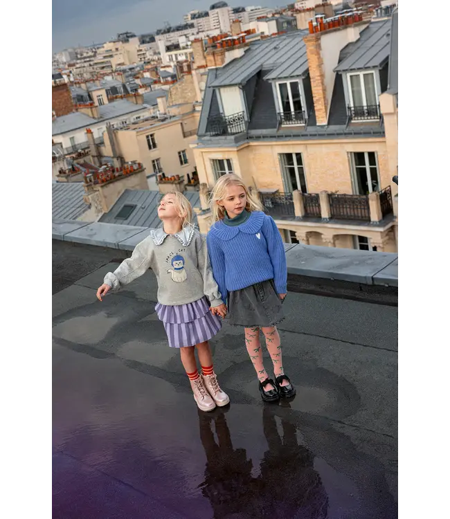 Sweatshirt space cat   Grey melee by Sproet & Sprout