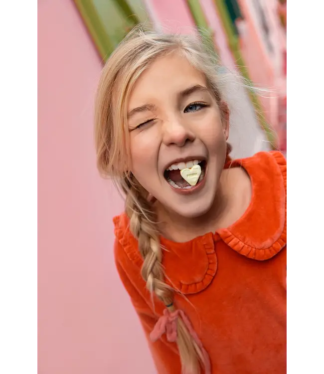 Sweatshirt velvet ruffle collar Grenadine by Sproet & Sprout