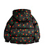 Lingonberries aop hooded puffer  by Mini Rodini