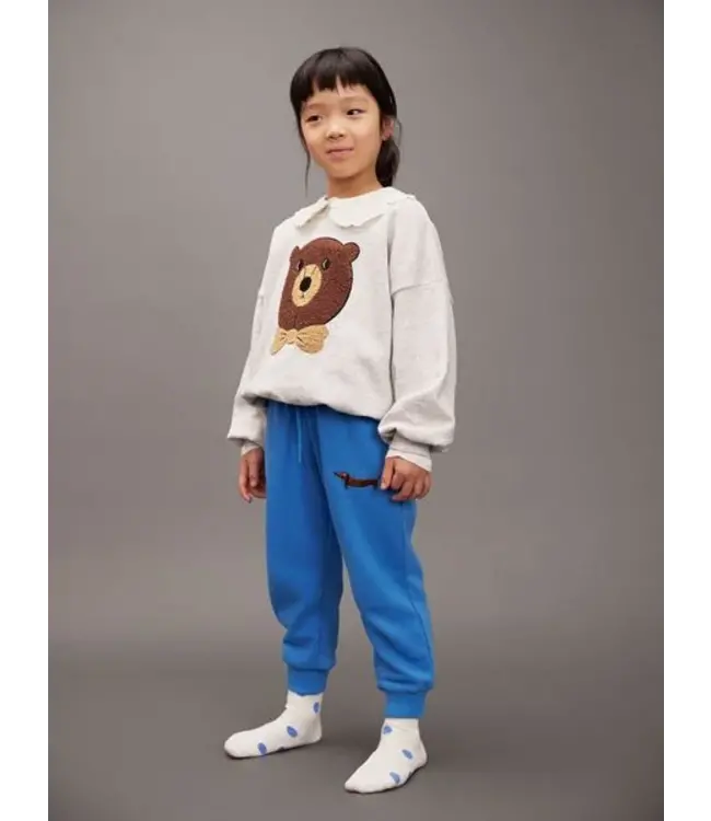 Bear chenille sweatshirt  by Mini Rodini