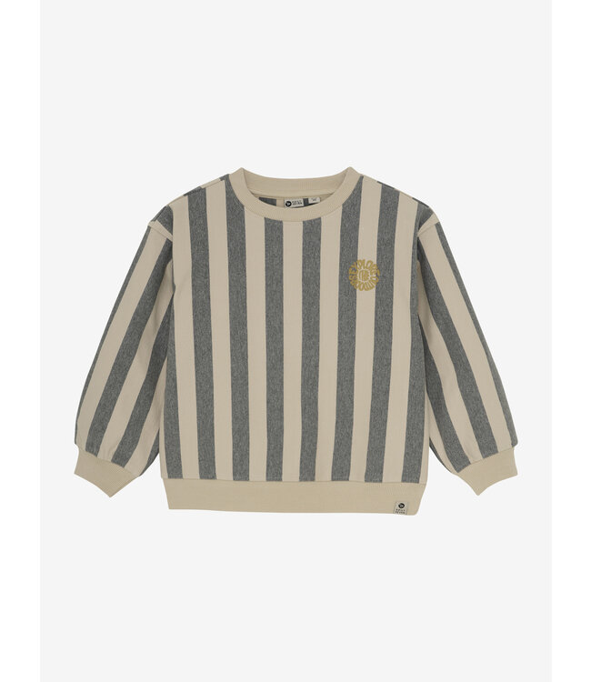 Oversized Sweater Stripe Sandshell by Daily7