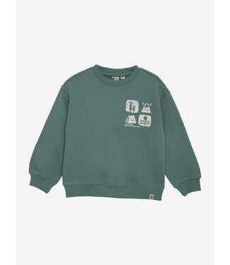 Daily7 Oversized Sweater Artwork Blue Spruce by Daily7
