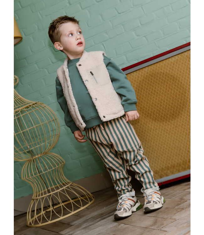 Oversized Sweater Artwork Blue Spruce by Daily7