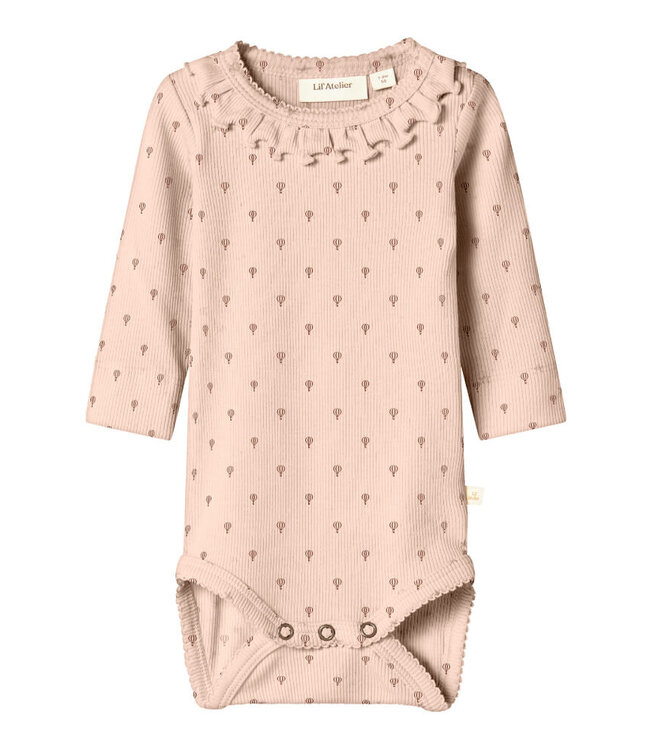 NBFGAGO KIS LS SLIM BODY LIL Cameo Rose by Lil' Atelier