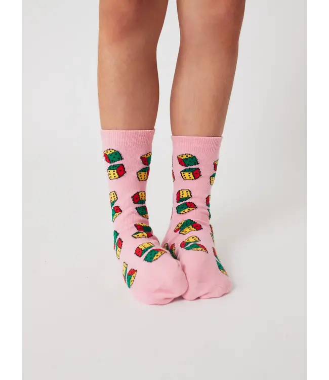 Dices all over short socks  by Bobo Choses