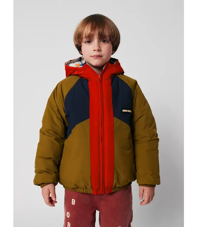 Doggy Mate all over reversible anorak  by Bobo Choses