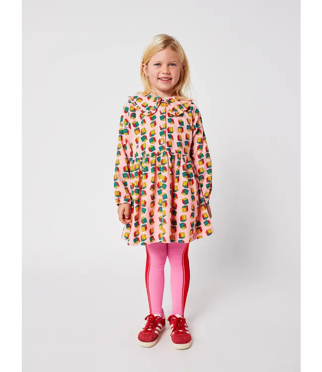 Dices all over  micro corduroy dress  by Bobo Choses