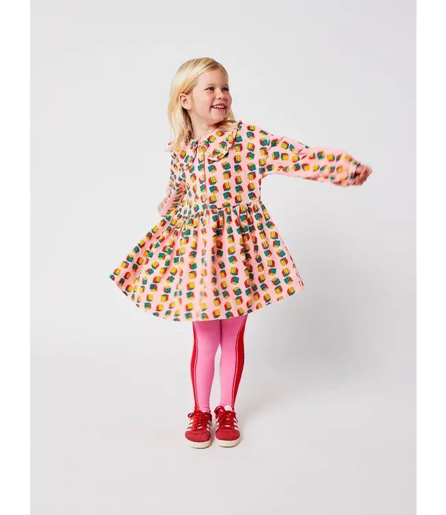 Dices all over  micro corduroy dress  by Bobo Choses