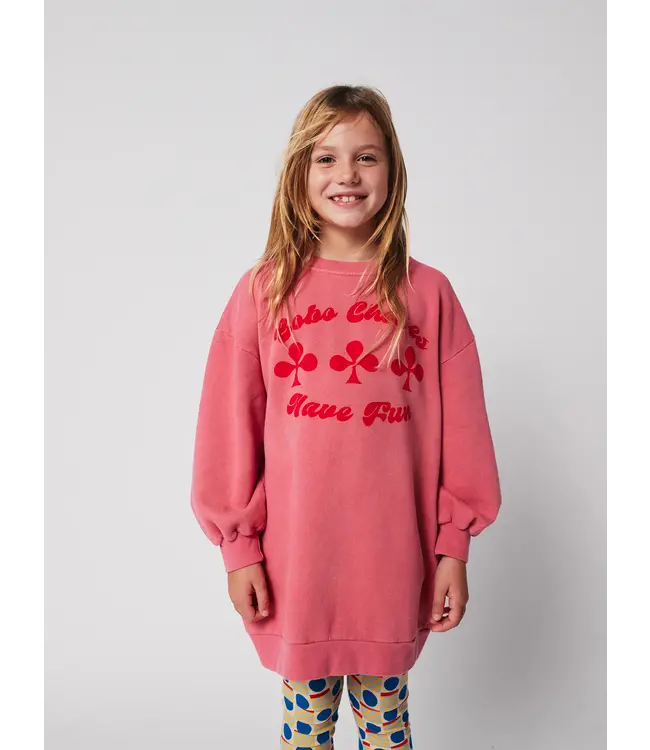 Have Fun sweatshirt dress  by Bobo Choses