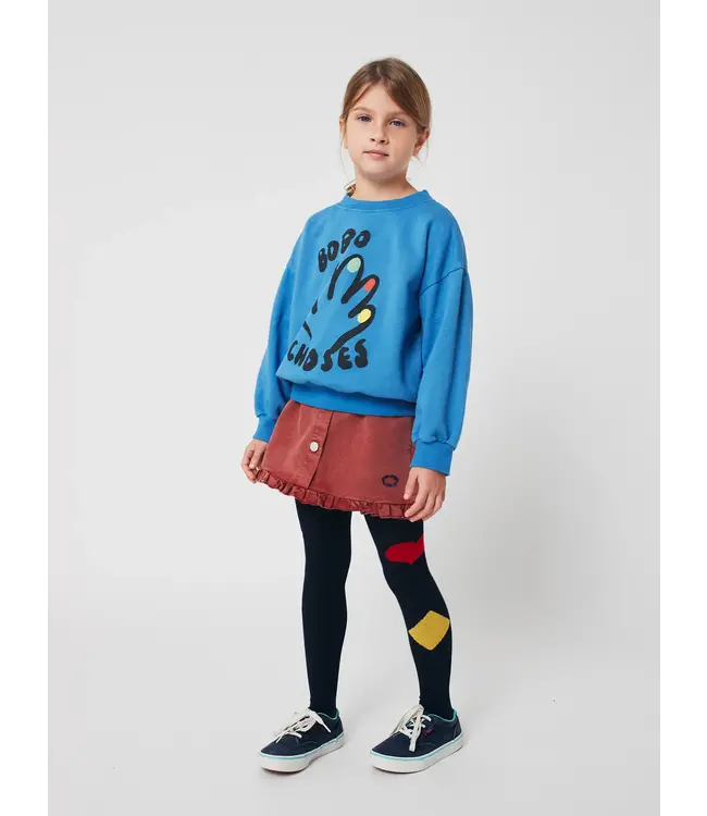 Tic Tac Toe ruffled skirt  by Bobo Choses