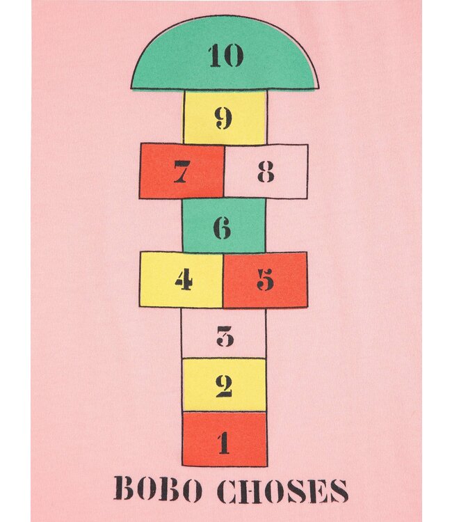 Hopscotch T-shirt  by Bobo Choses