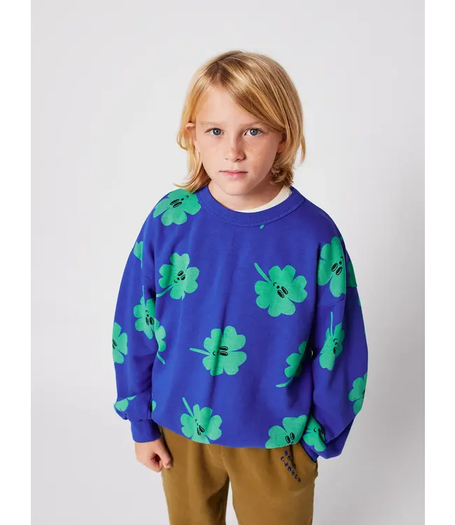 Lucky Clover all over sweatshirt  by Bobo Choses