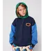 Tic Tac Toe color block hoodie  by Bobo Choses