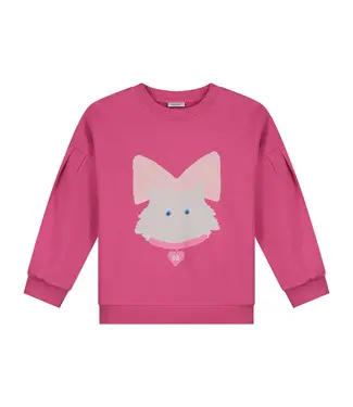 Daily Brat KITTY CAT  SWEATER ROSY REBEL  by Daily Brat