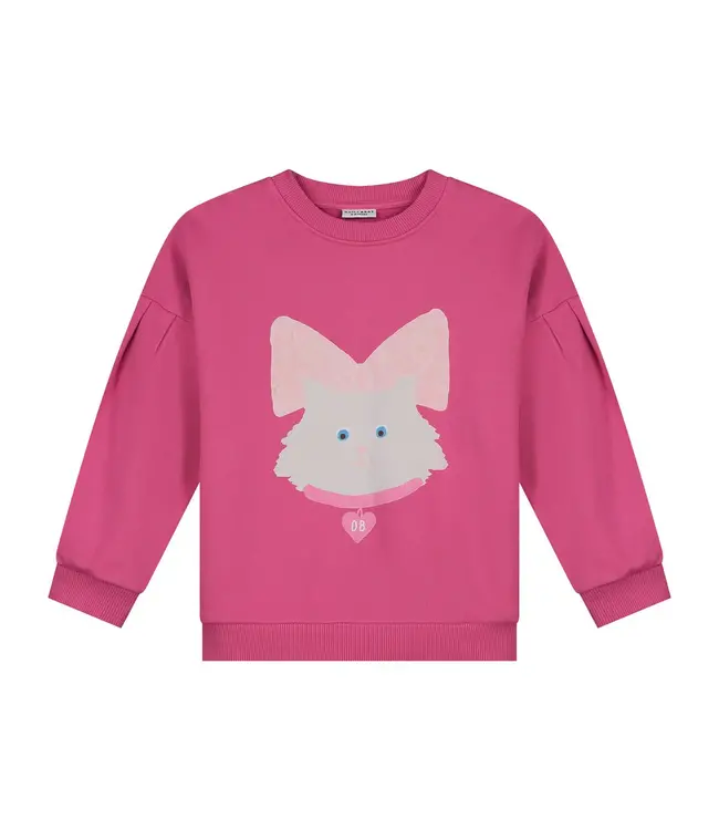 KITTY CAT  SWEATER ROSY REBEL  by Daily Brat