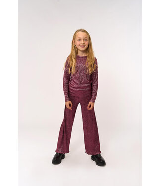 The New TNPrudence Wide Pleat Pants Ibis Rose by The New