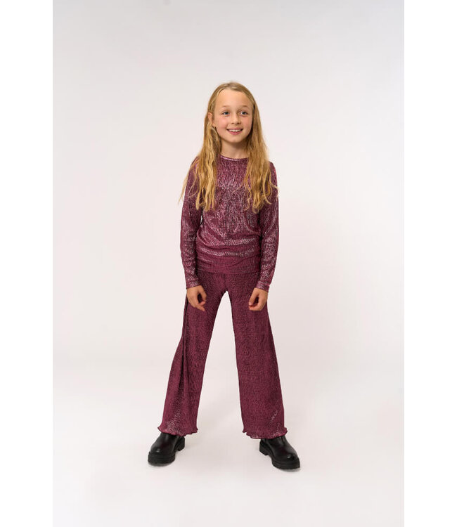 TNPrudence Wide Pleat Pants Ibis Rose by The New