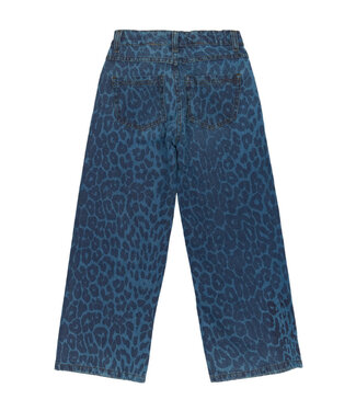 The New TNPrima Wide Jeans Medium Blue Denim AOP by The New
