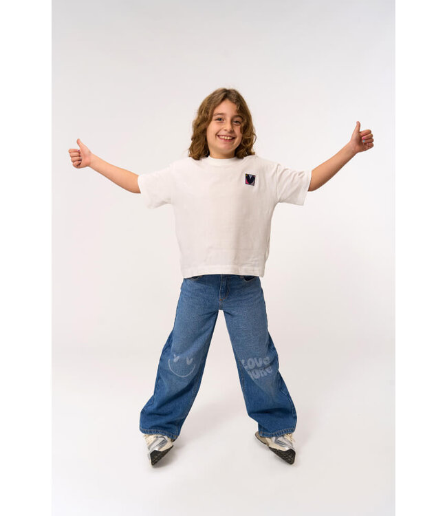 TNPurity Wide Jeans Medium Blue Denim by The New