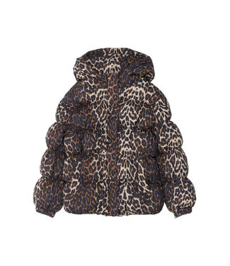The New TNPuffa Jacket Leopard AOP by The New