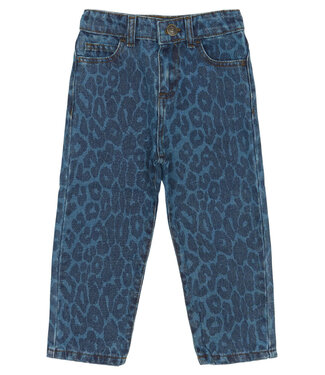The New TNSTPearl Carrot Jeans Medium Blue Denim AOP by The New