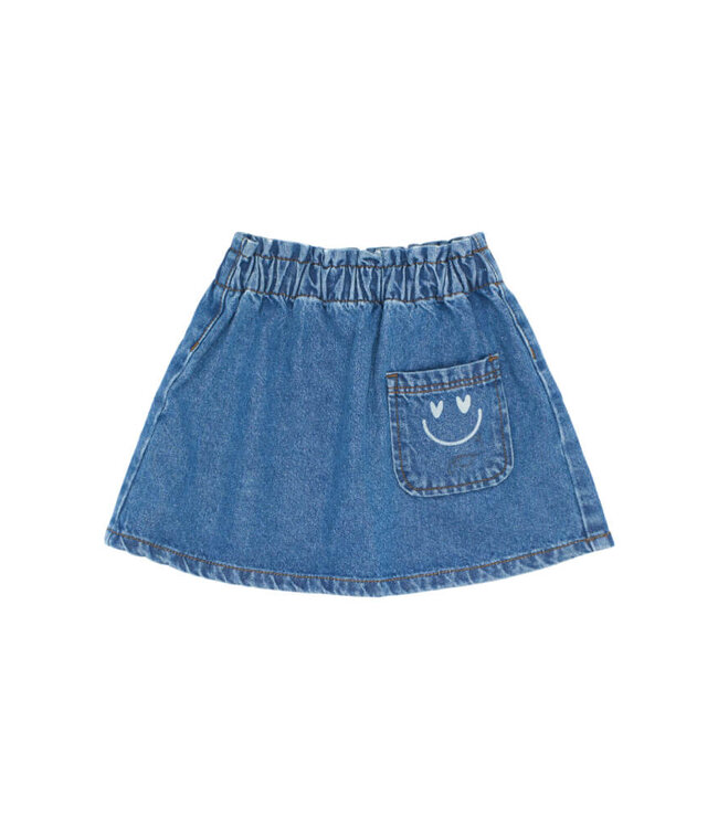 TNSTPida Denim Skirt Medium Blue Denim by The New