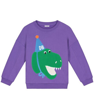 Daily Brat DAFFY DINO SWEATER PANSI PARADISE  by Daily Brat