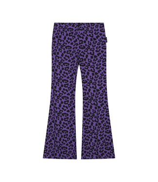 Daily Brat LEOPARD  FLARED PURPLE  by Daily Brat