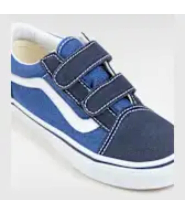 UY Old Skool V NAVY/TRUE W Navy/True White by Vans