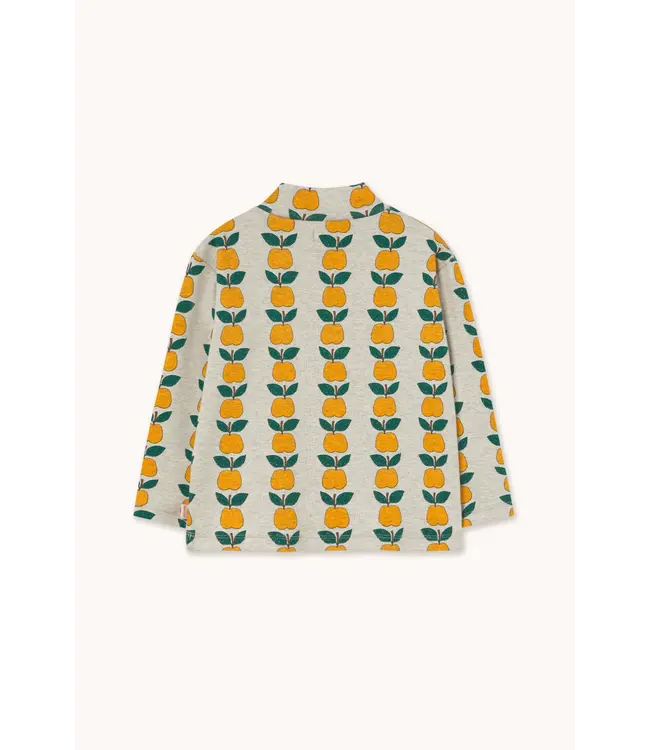 Mini Apples Rib Mockneck  by Tiny Cottons