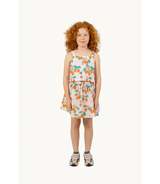 STRAWBERRIES SKIRT pastel pink   by Tiny cottons