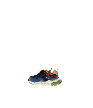 Flower mountain YAMANO 3 JUNIOR. E-CALF/NYLON MISTRAL BLUE-NAVY  by Flower mountain