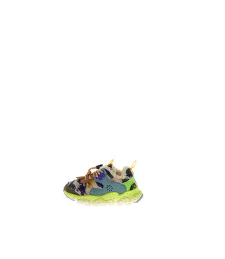Flower mountain DOI JUNIOR. E-CALF/TEDDY/NUANCED SOLE SAGE-MULTI-JADE  by Flower mountain