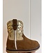 Booties beige bruin by Hip shoestyle