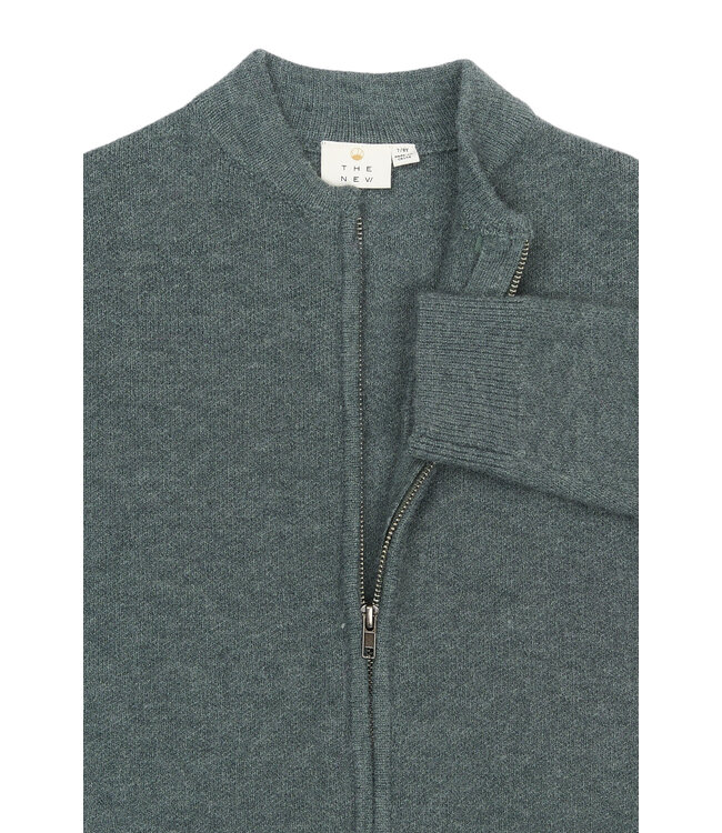 TNRolland Knit Cardigan Blue Melange by The New