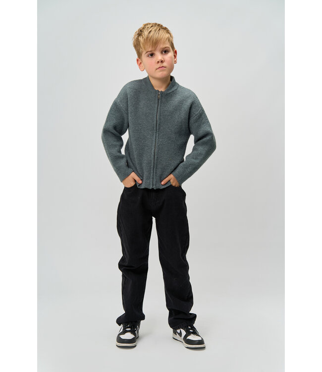 TNRolland Knit Cardigan Blue Melange by The New