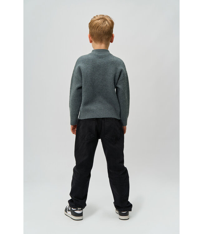 TNRolland Knit Cardigan Blue Melange by The New