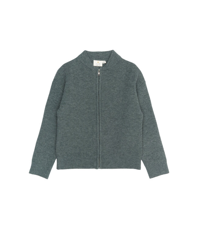 TNRolland Knit Cardigan Blue Melange by The New