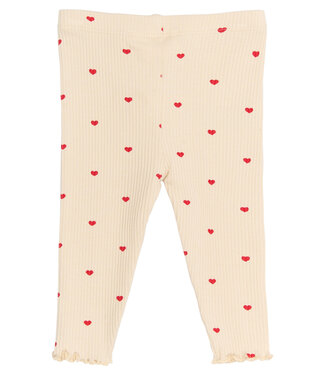 The New TNSBRhea Rib Leggings Gardenia AOP by The New