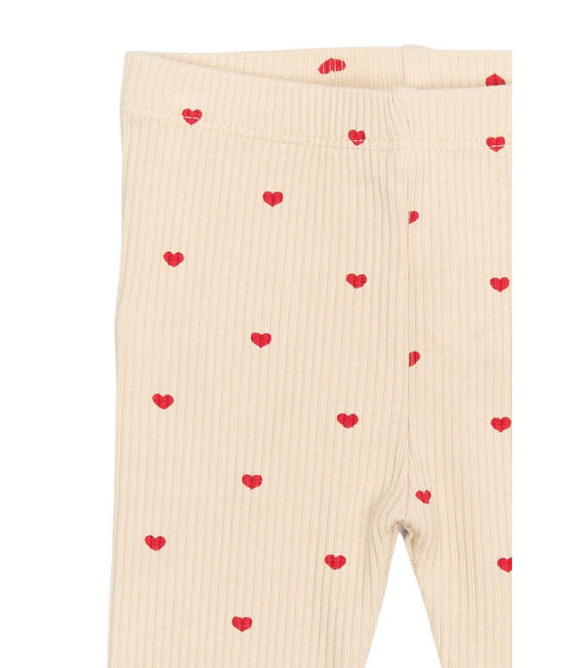 TNSBRhea Rib Leggings Gardenia AOP by The New