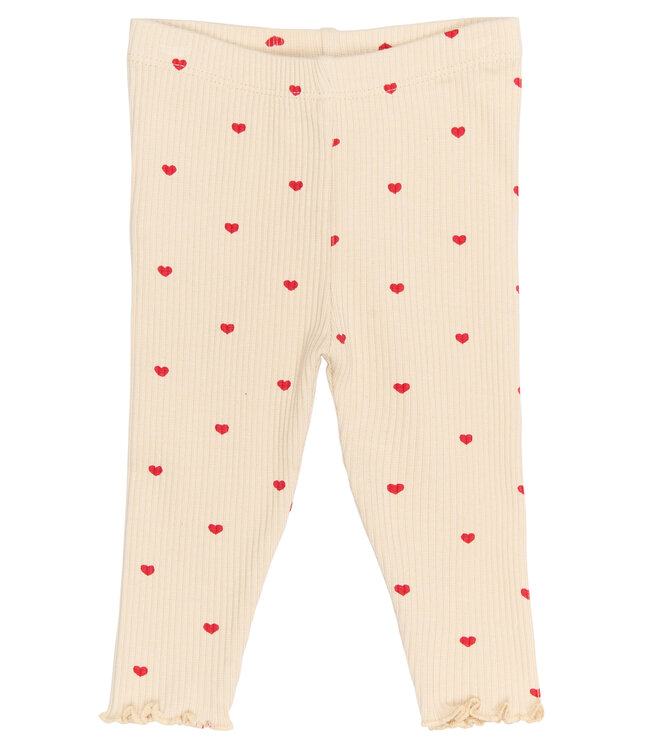 TNSBRhea Rib Leggings Gardenia AOP by The New