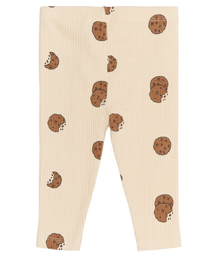 The New TNSBRyan Rib Leggings Gardenia AOP by The New