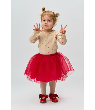 The New TNSTRhea L_S Rib Tee Gardenia AOP by The New