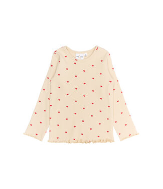 The New TNSTRhea L_S Rib Tee Gardenia AOP by The New