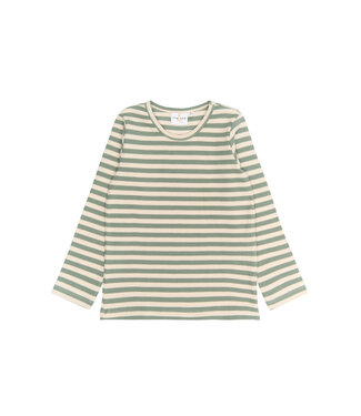 The New TNSTFro L_S Rib Tee Lily Pad Striped by The New