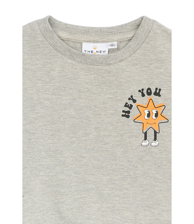 TNSTRandall OS Sweatshirt Light Grey Melange by The New