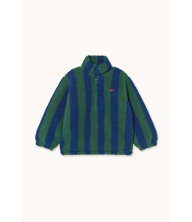 Stripes Sherpa Sweatshirt  by Tiny Cottons